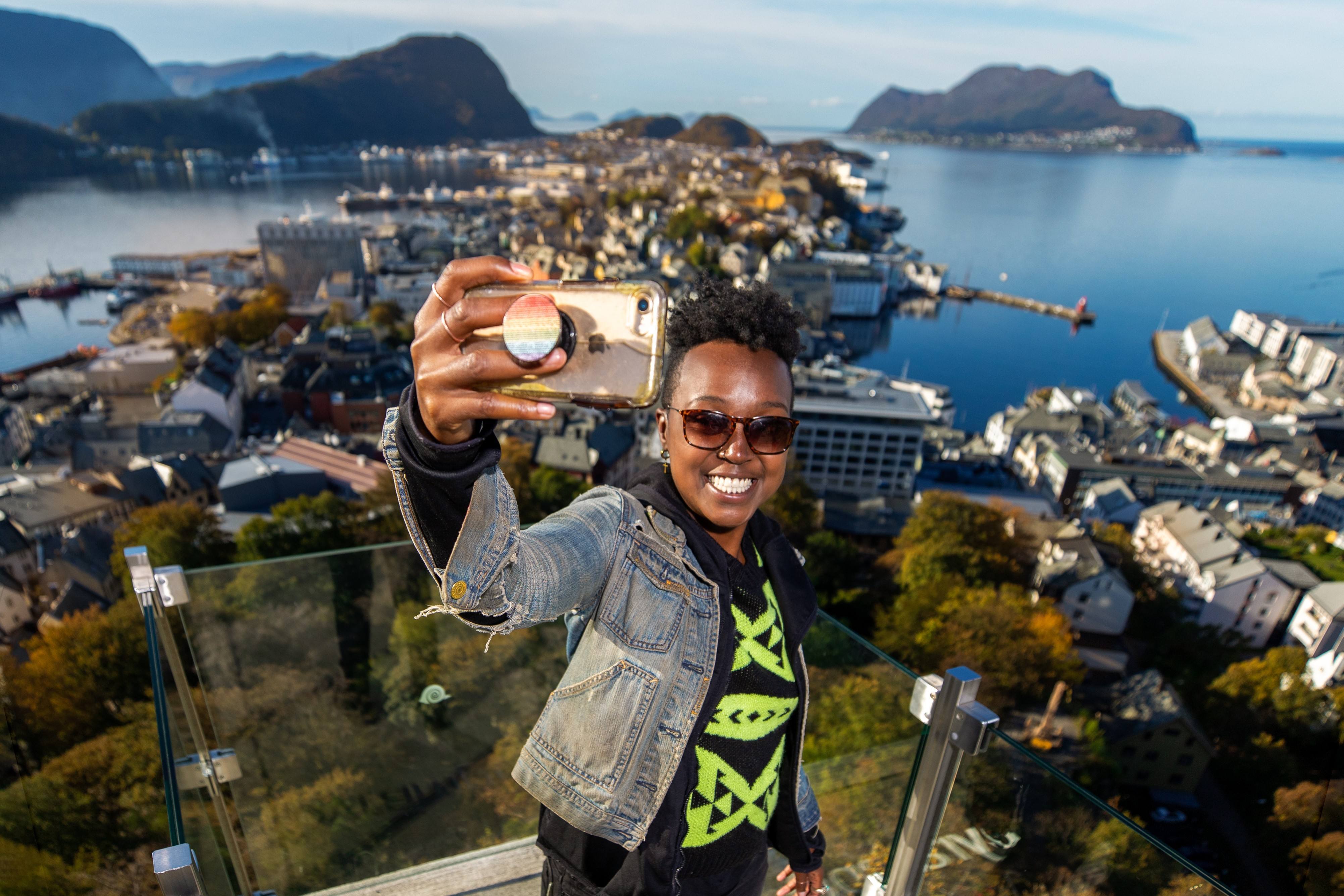 Selfie from Aksla Alesund