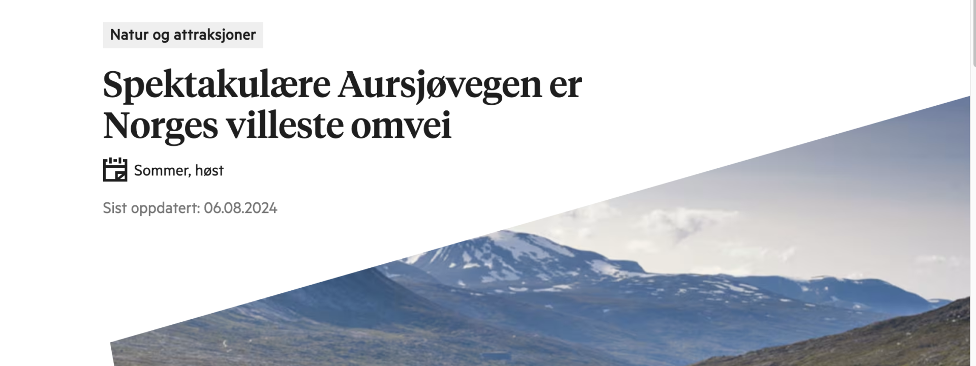 Skjermdump fra fjordnorway.com